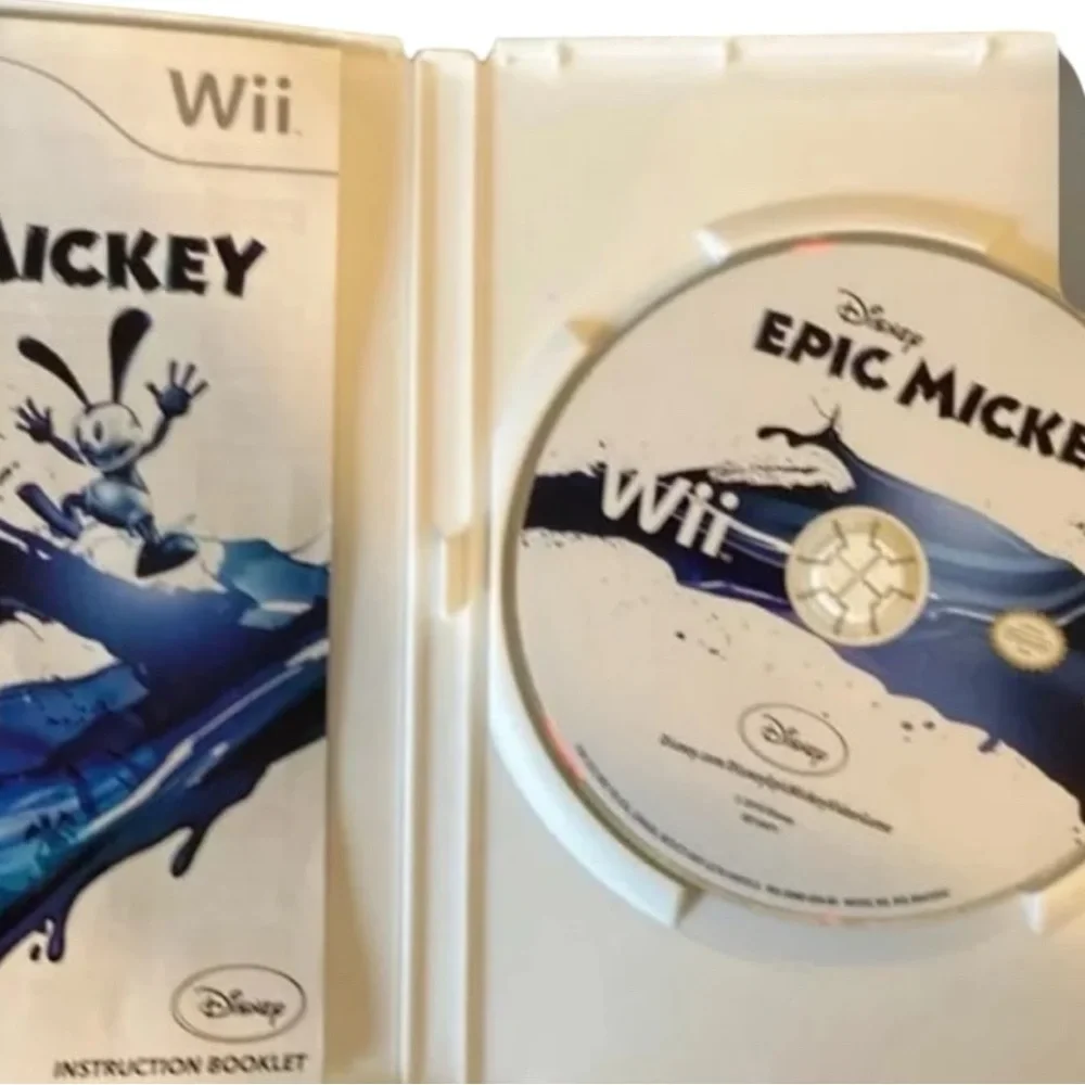 Disney Epic Mickey with Blue and Black Design
